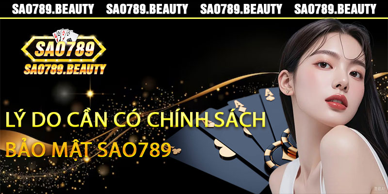 Lý Do Cần Có Chính Sách Bảo Mật Sao789